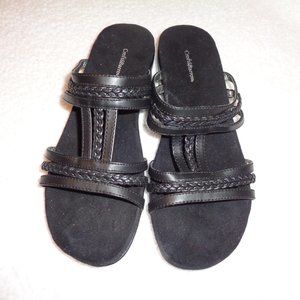 Croft & Barrow Women's Black Sandals Size 8.5